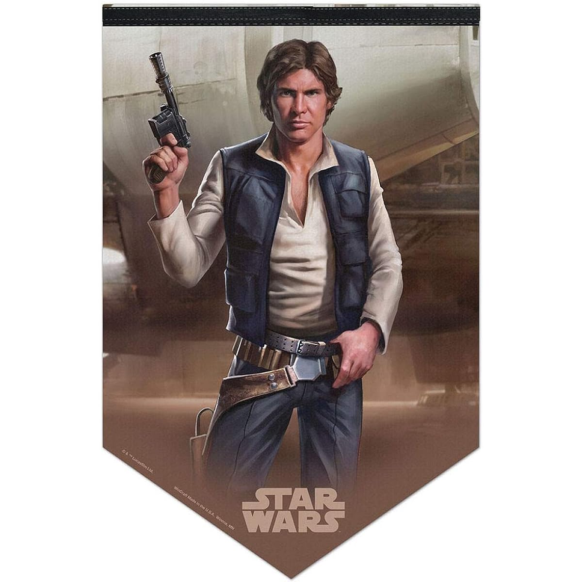 Star Wars Han Solo 17" x 26" Premium Felt Banner