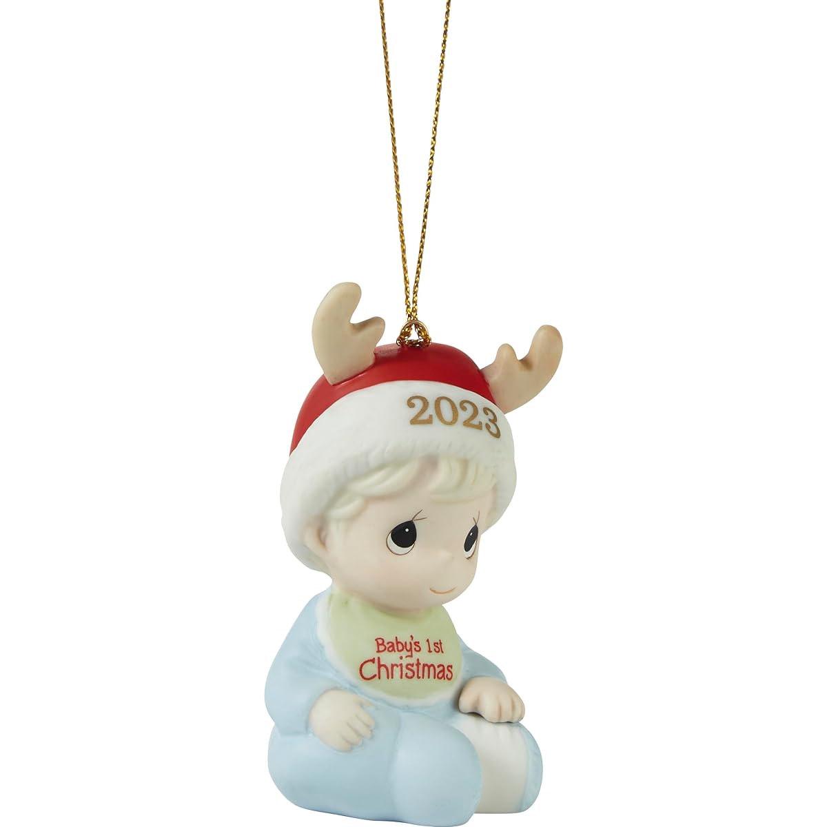 Precious Moments 231006 Baby's First Christmas 2023 Bisque Porcelain Ornament