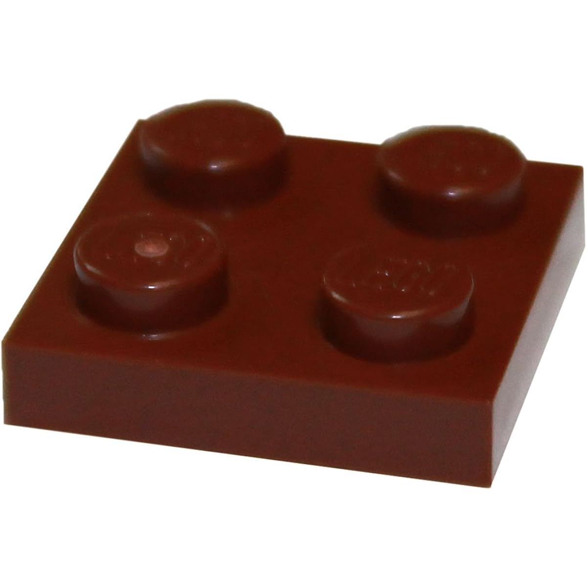 LEGO White 2x2 Plate x100