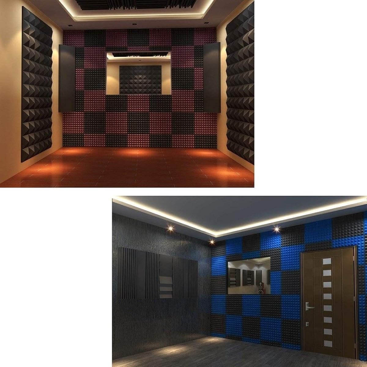 Soundproofing, Moisture Proof, Soundproofing Foam, Wall Fireproofing, Wedge, Sound Absorbing Foam, Tile, Drum Room, Sound Absorbing Cotton, Household Products (#2) (#1)