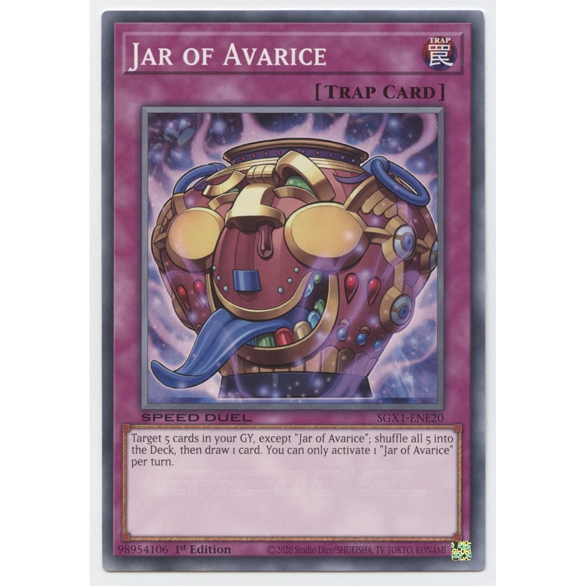 Avarice Bottle - SGX1-ENE20 - Common - 1st Edition
