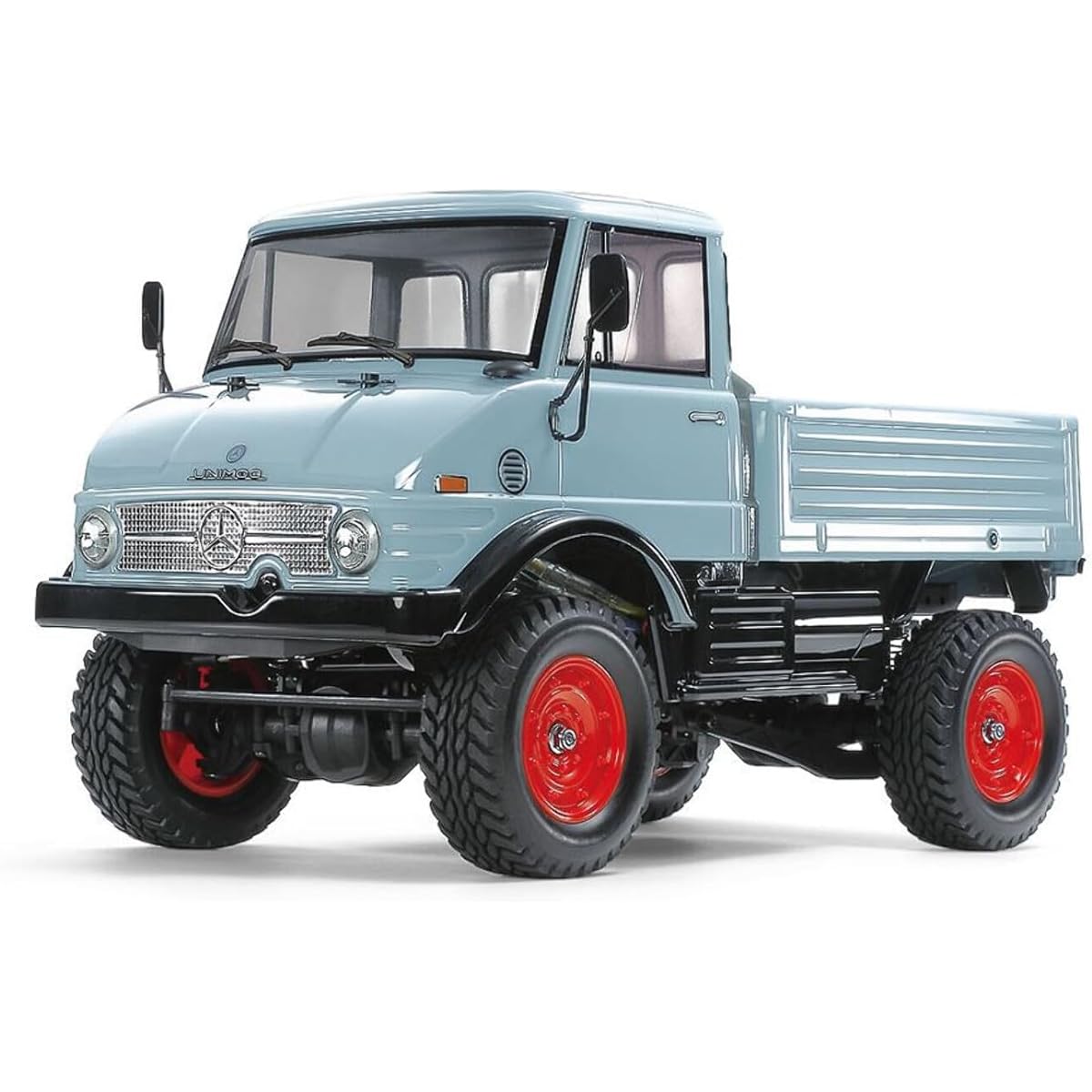 Tamiya 1/10 Electric RC Car Special Edition No.165 Mercedes-Benz Unimog 406 Painted Blue-Gray Body (CC-02 Chassis) 47465