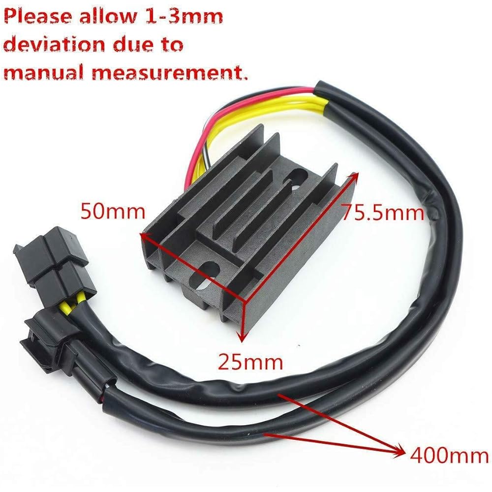 Voltage Regulator Rectifier For Suzuki DRZ400 DRZ400E DRZ400S DRZ400SM 2000-2016, 32800-16G00 32800-16G01 32800-16G02 3402-682 3530-02 8 353 8 0-059