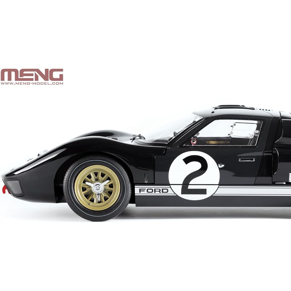 Mont Model 1/12 Ford GT40 Mk.II 1966 Winner Multicolor Molded Version Plastic Model MRS003
