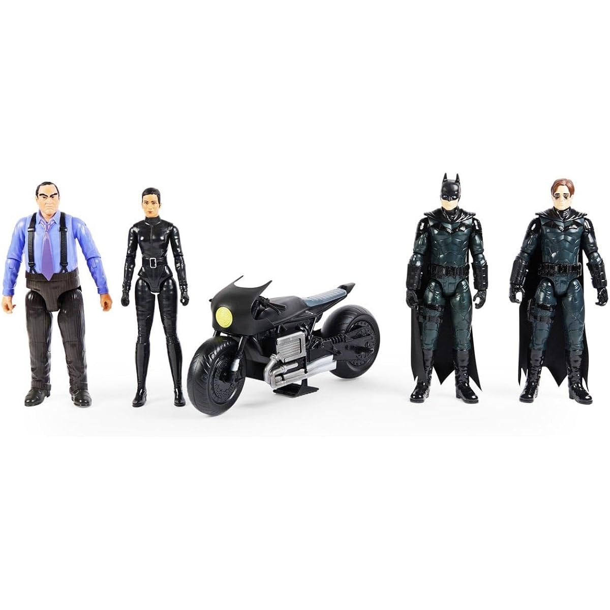 DC Comics Batman Batcycle Pack with 4 Figures