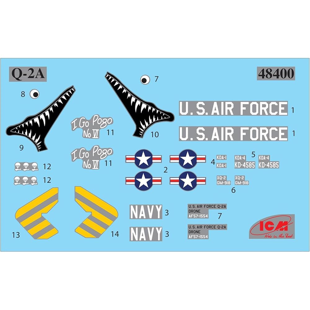 ICM 1/48 US Air Force DB-26B/C w/Q-2 Drone Plastic Model 48286
