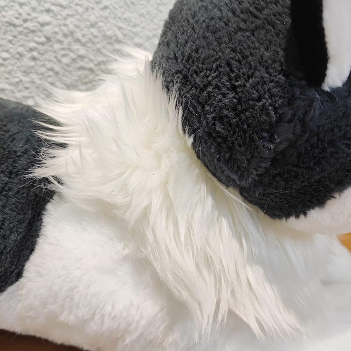 sky, Plush Toy, Body Pillow, Sewn Wrap, Real, Cute Animal, Cushion, Sleeping Pillow, Doll, Soft, Squishy, Fluffy, Sitting, Girl, Sleepy, Gift, Ornament, Store Decoration, Sofa Backrest, Interior, Toy, Multifunctional, Cute, Black, Husky, 70cm, Ornament