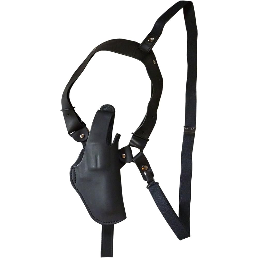 East.A Shoulder Holster Thumb Break Type Cowhide Leather Brown No.S231-BR For Revolver 2~3 inches