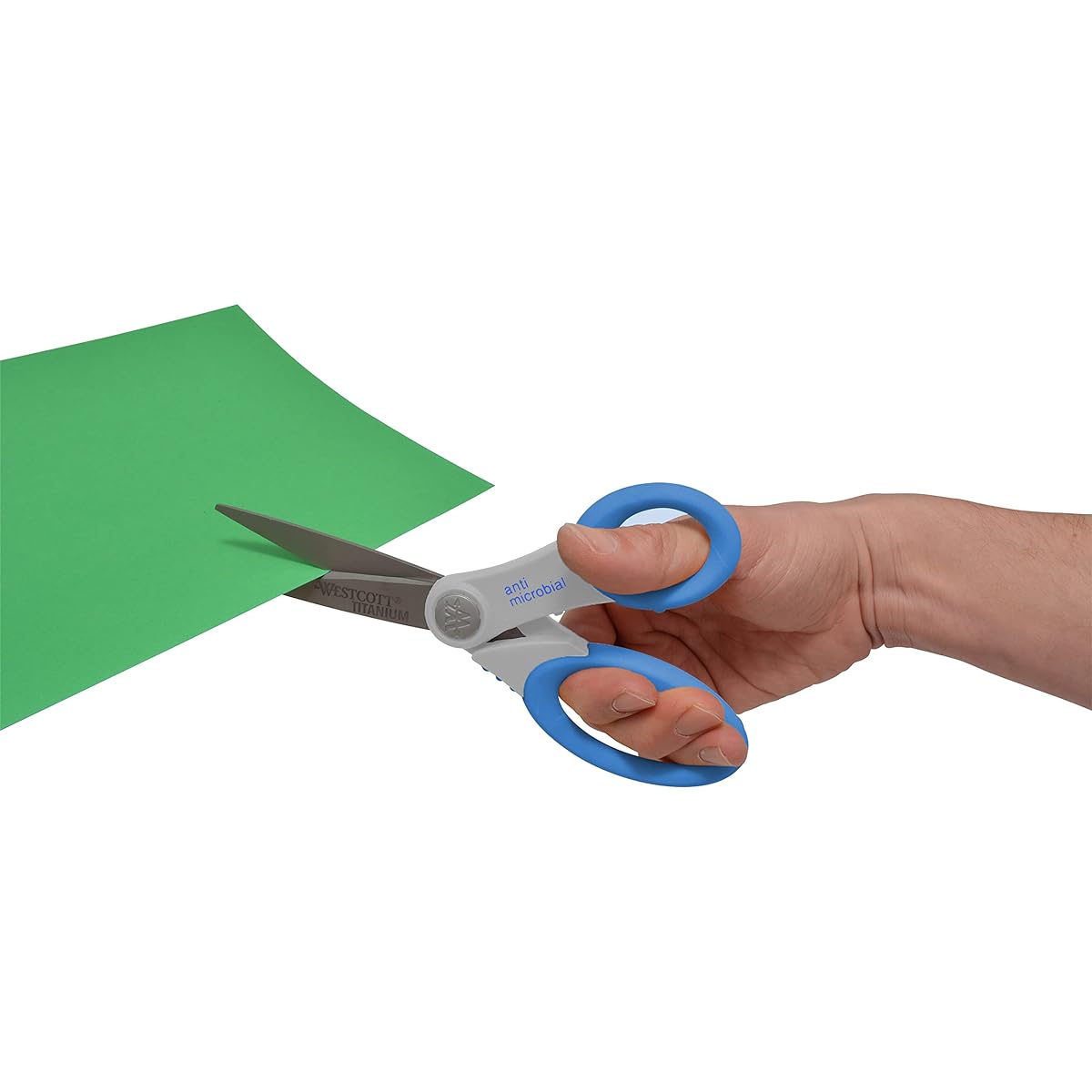 Soft Handle With Microban Protection, Blue, 8" Straight (parallel import product)