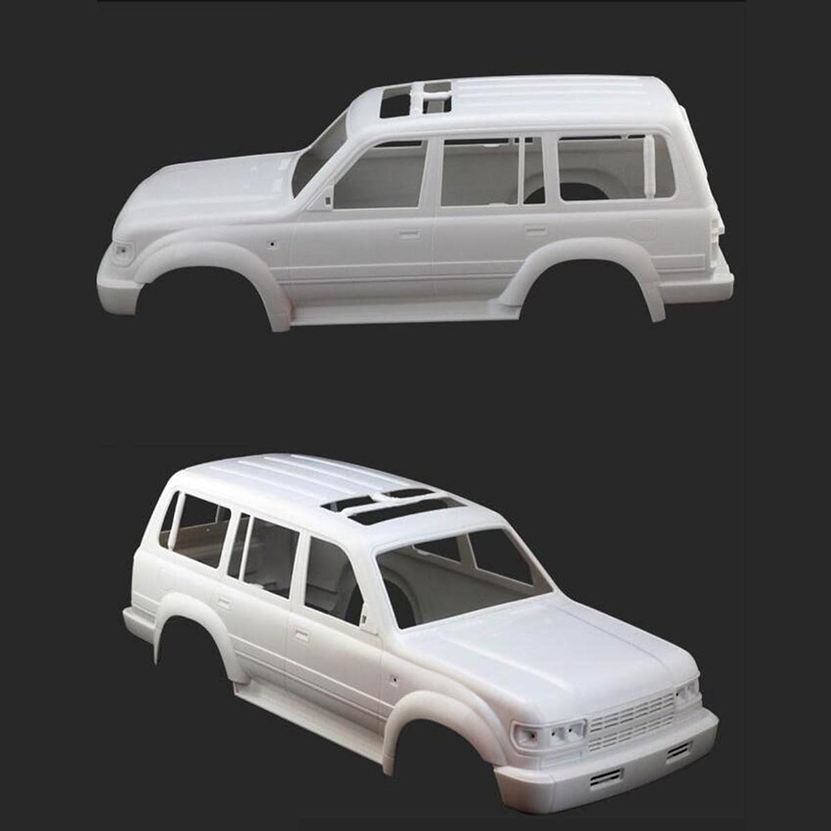 Dickly RC Model Toy Accessories, 1:10 RC Body Shell Easy to Install, 313mm Wheelbase, SCX10 1/10 RC Crawler Vehicle Replacement Body Car Shell