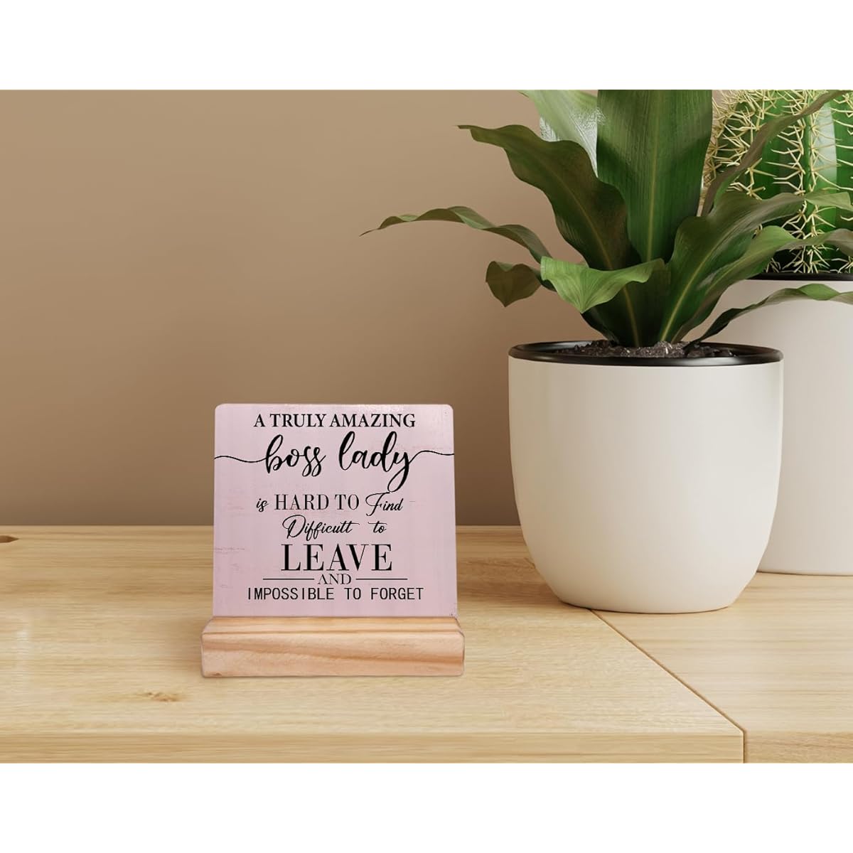 073-XQ-WSP-aming Wooden Stand Plaque