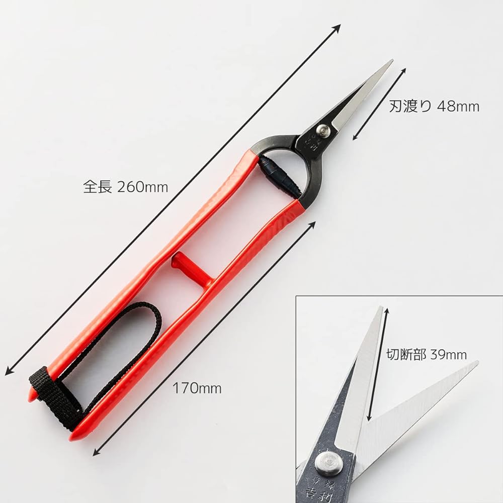 Geely Flower Harvesting Shears Made in Japan Made in Sanjo, Niigata Prefecture For harvesting intricate flowers such as carnations
