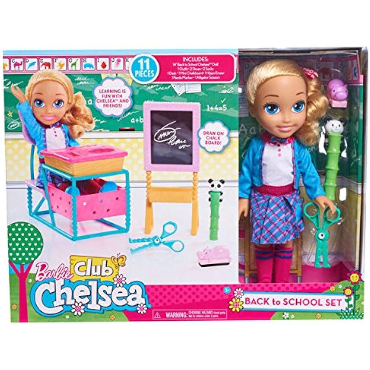 Barbie Club Chelsea Back to School Set with 14" Chelsea Doll
