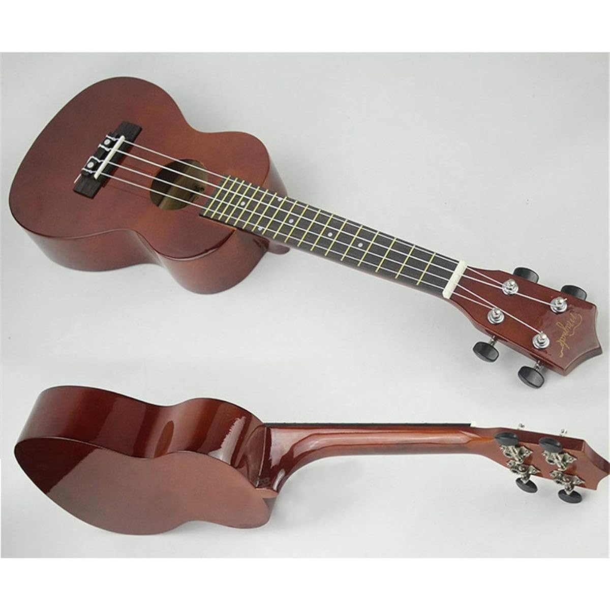 Ukulele Basswood 23 Inch Concert Ukulele Uke Hawaii Kids Guitar Gig Bag Pick and 1 Extra String for Children Students Beginners with Ukulele Bag (Color: Green, Size: 23 inches)