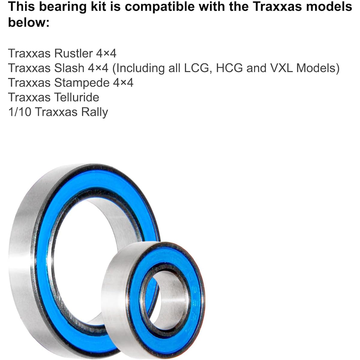 Winter Evening - For Traxxas Rustler 4x4 4WD VXL - Sealed Bearing Kit (21)