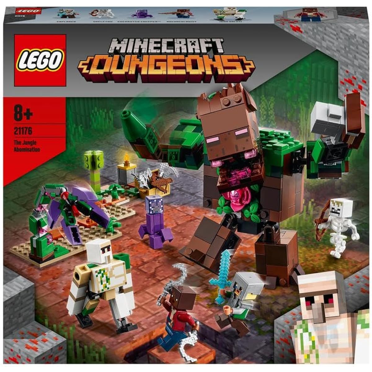 LEGO Minecraft Jungle Monsters 21176 Toys Blocks Gifts Video Games Boys Girls Ages 8 and up