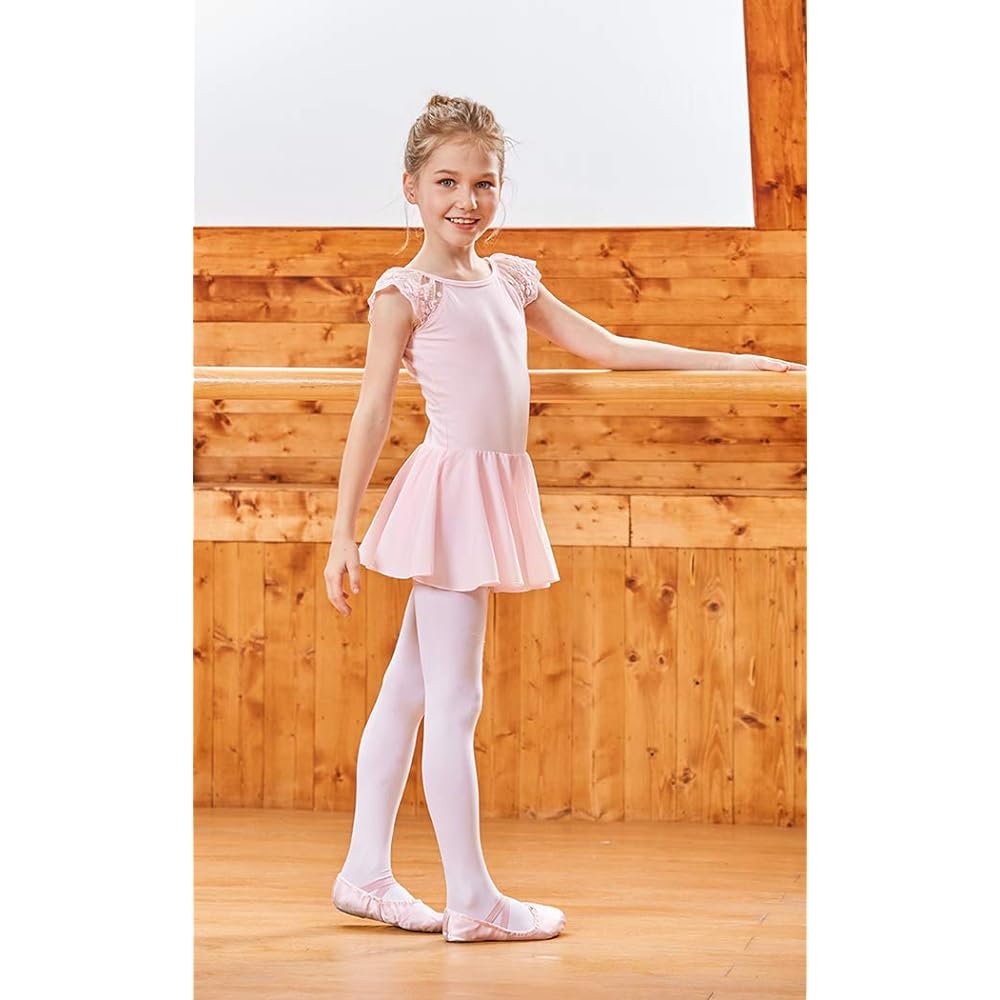 Manana ma4 Silkily Manana Leotard Ballet Children's Skirt Dress Lace Snap Costume Kids Junior Girls