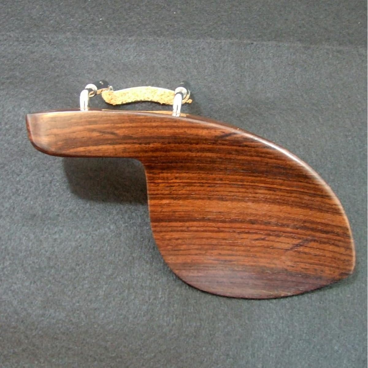 Violin 44 Rosewood Fitting Set Chin Rest Hill-shaped Tail Piece Hard-shaped Pegs Black Decoration Made in India Boxwood RoseWood