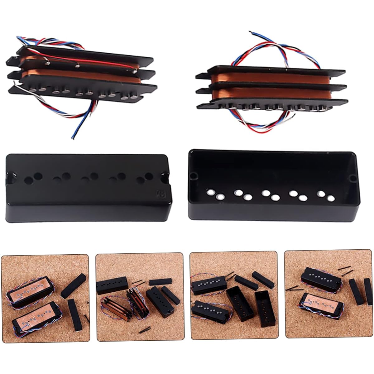 VICASKY Select Bobbin Vintage Pickups Electric Guitar Pickups Guitar Pickups Guitar Humbucker Humbucker Neck Pickup Metal Settings Bass