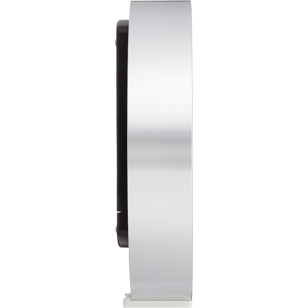 Lemnos Hanging Analog Radio Clock Mizuiro Aluminum White MIZUIRO LC07-06 WH Lemnos