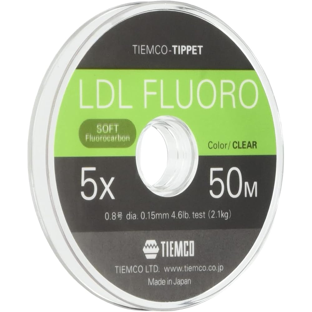 TIEMCO LDL Fluorocarbon Tippet Material LDL Fluorocarbon Tippet