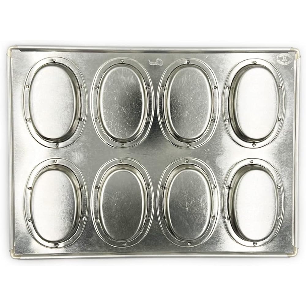 Matsunaga Seisakusho Silicone Processed Silver Oval Top Plate 8P