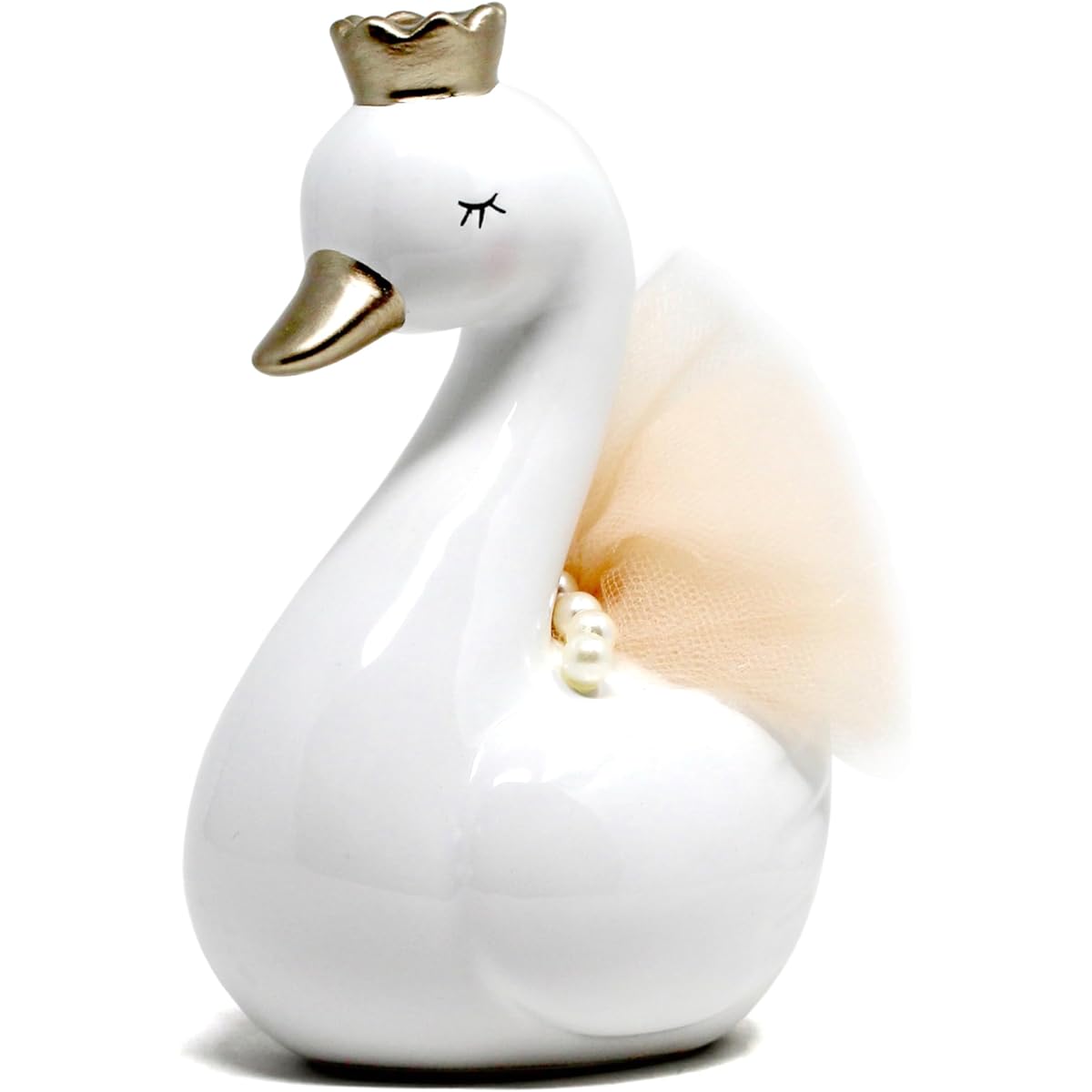 Child to Cherish Ceramic Swan Piggy Bank - Hana Shiratori