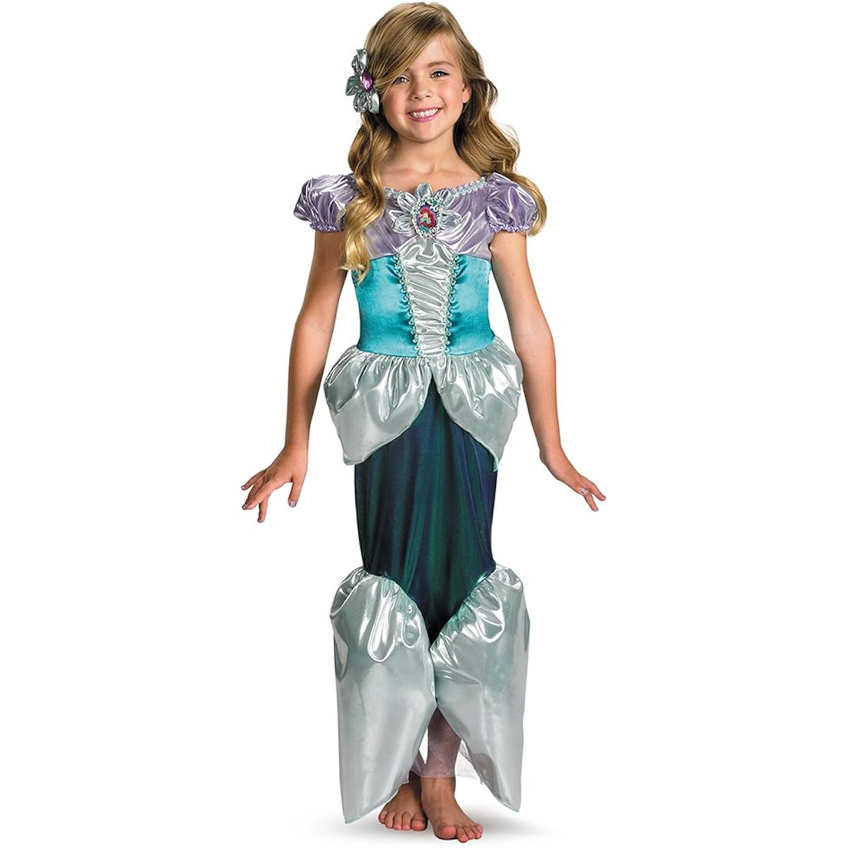 Disney Princess - Ariel Lame Deluxe Toddler / Child Costume Disney Princess - Ariel Lame Deluxe Toddler/Child Costume♪Halloween♪Size: Medium (7/8)