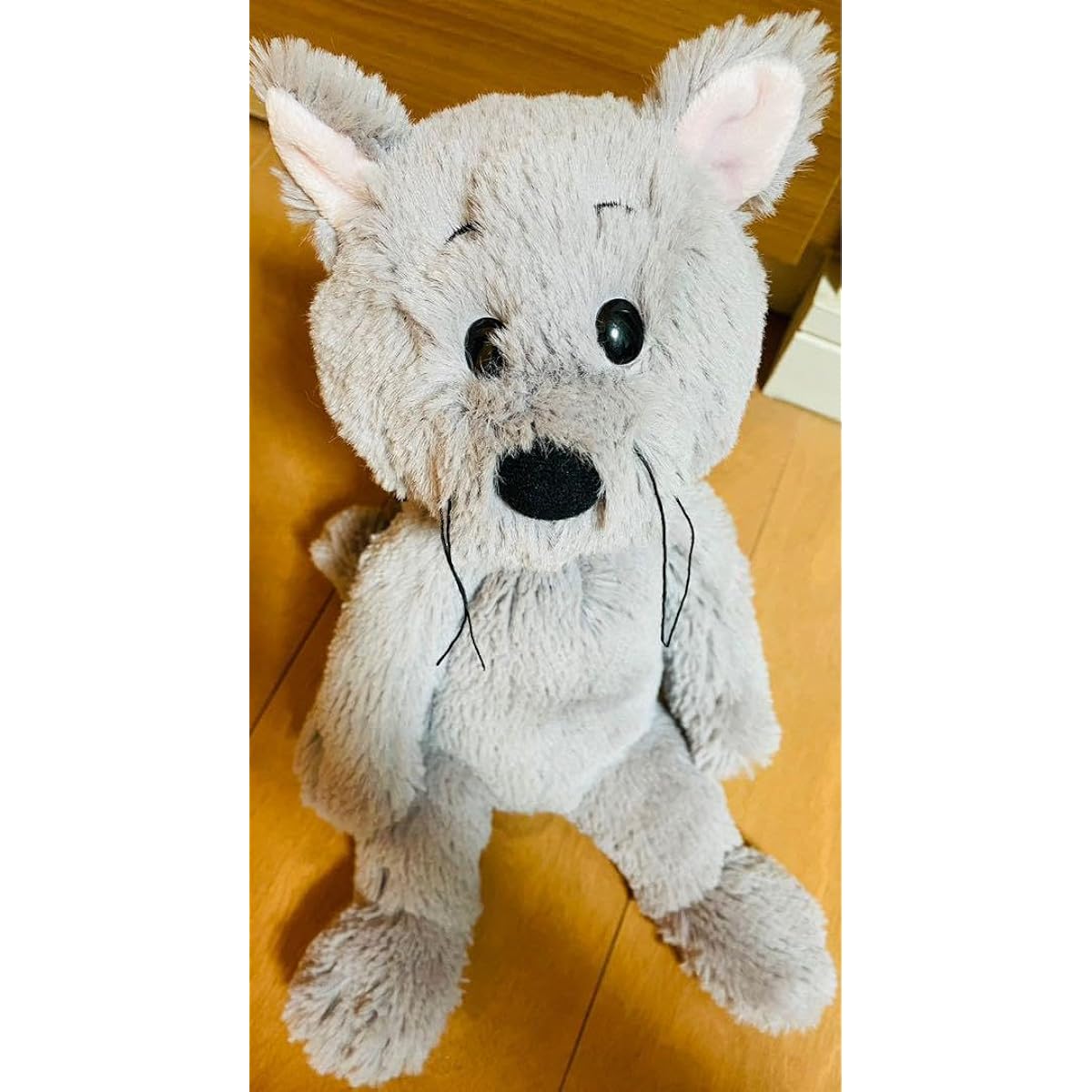 Snoopy Cat Plush Toy, Furlong, Worn-out Type, Total Length: Approx. 34cm, Sitting Height: Approx. 23cm