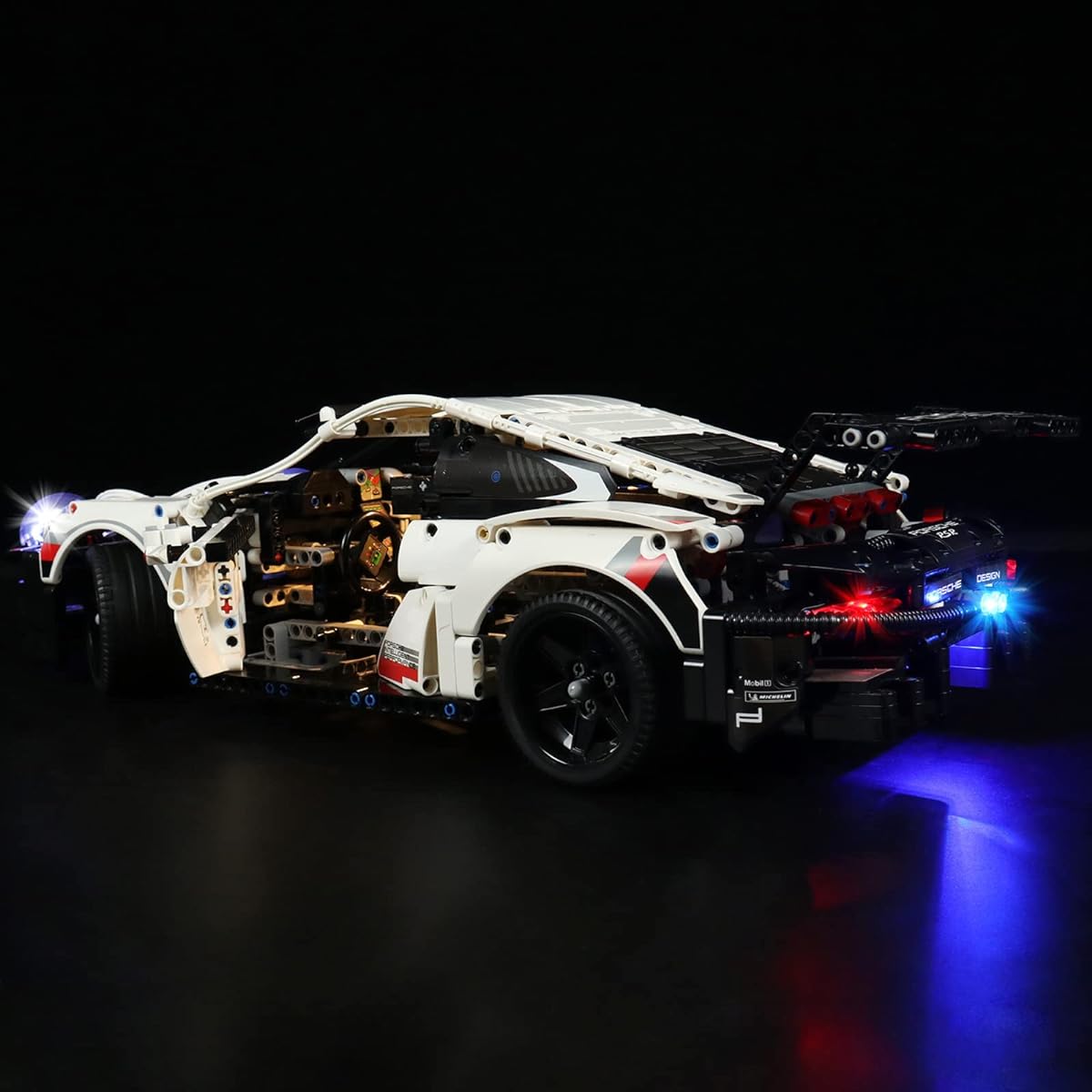 DXJKDZA Light Kit Lego Porsche 911 RSR 42096 Building Kit (Model Only Light Kit) Creative LED Lighting Kit Compatible with Lego Technic Porsche 911 RSR Car Building Set