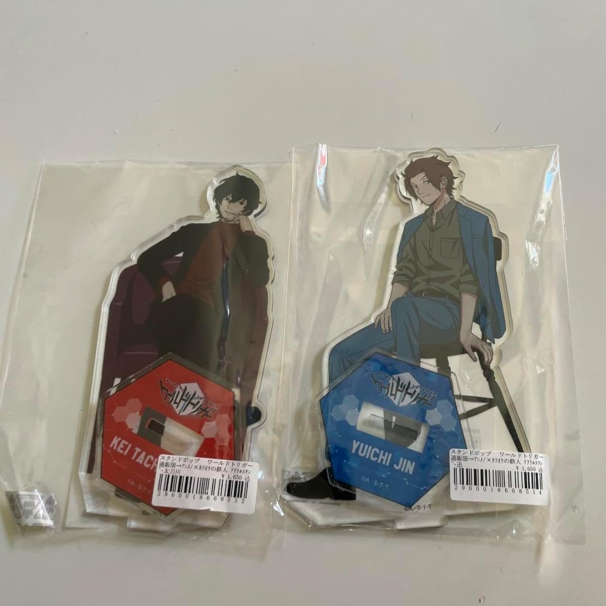 World Trigger Karaoke no Tetsujin Acrylic Stand Yuichi Jin Kei Tachikawa