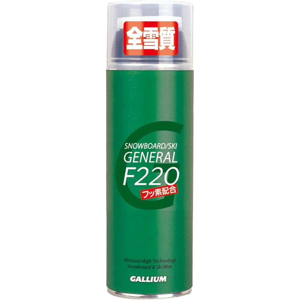 GALLIUM Snowboard Wax Spray Type GENERAL F 220 All Round Wax Compatible with All Snow Conditions SW2086