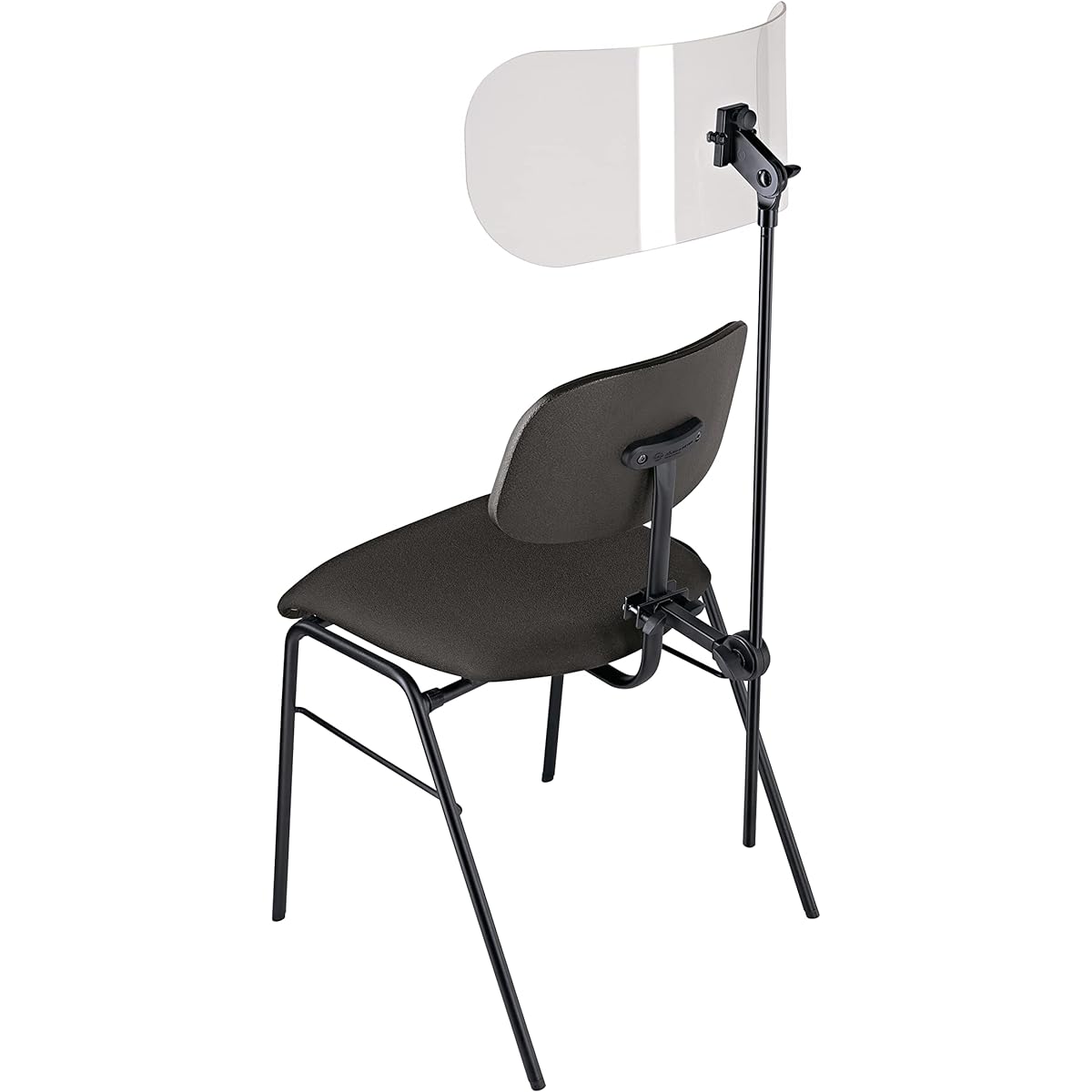 K&M Sound insulation element for Orchestra seats with backrest black 11905