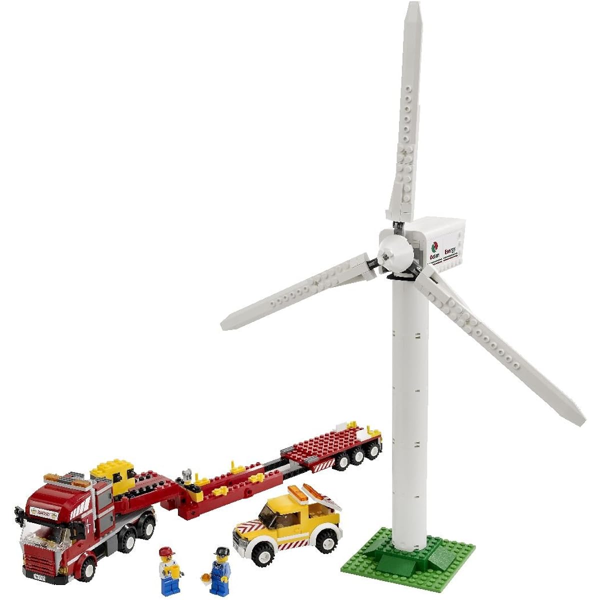 LEGO 7747 CITY Wind Turbine Transport (LEGO wind turbine and transport truck)