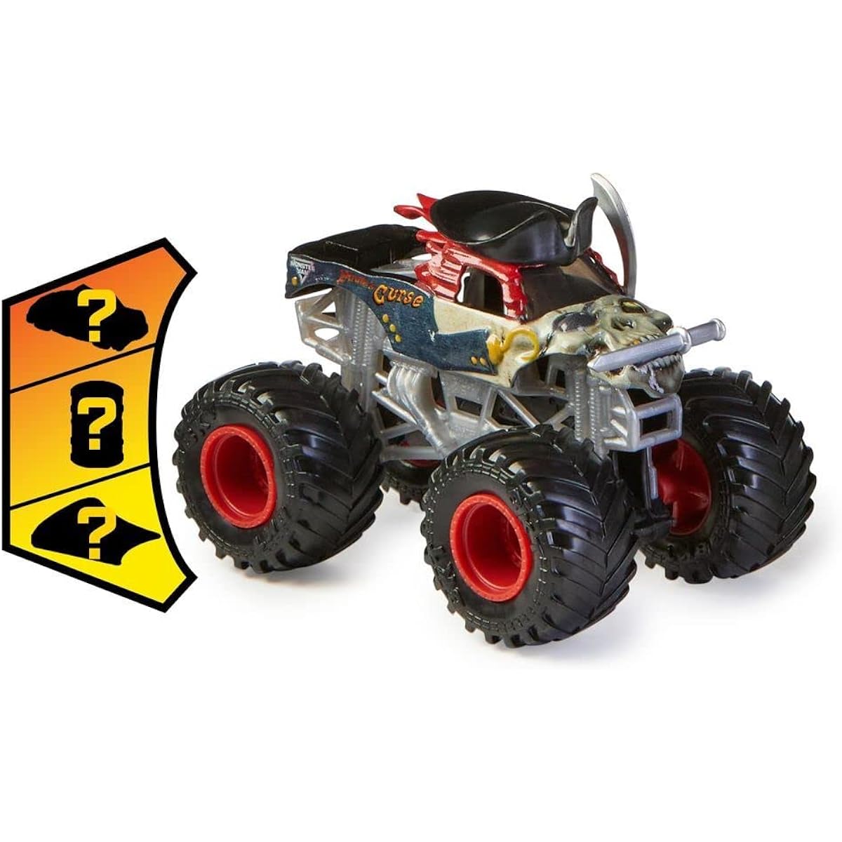 Monster Jam 2022 Spin Master 1:64 Diecast Truck with Bonus Accessories Crazy Creatures Pirate's Curse