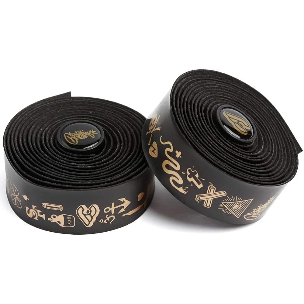 cinelli Bicycle MTB BMX Mountain Road Bike Handlebar Tape MIKE GIANT VOLEE GOLD NMVLMGG Black one size