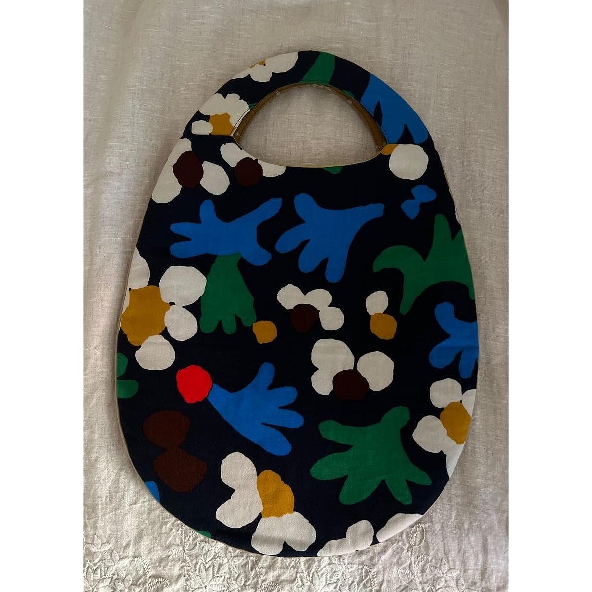 Limited Edition Mina Perhonen Egg Bag Tambourine Marguerite