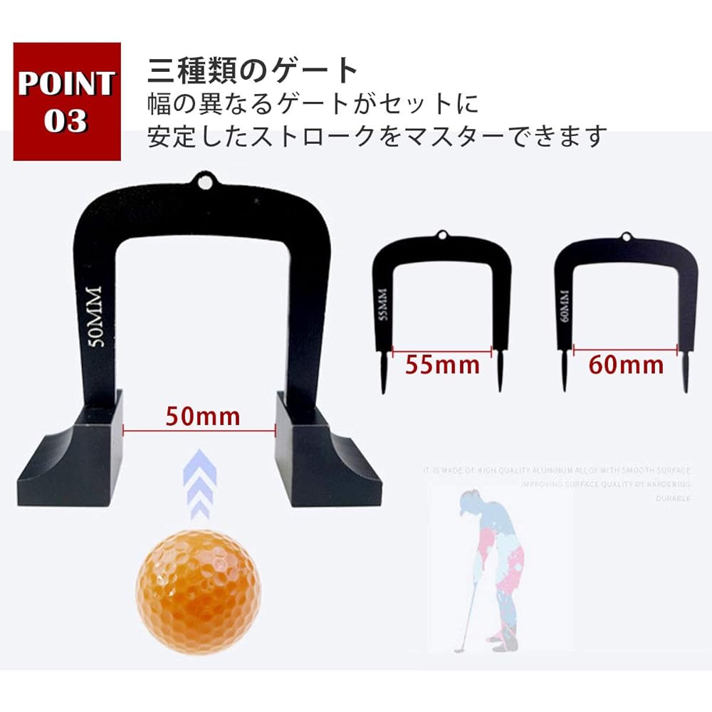 monoii Golf putter practice that can be practiced indoors, golf putter practice, putting improvement, training, practice equipment, putter practice, golf practice, home d973