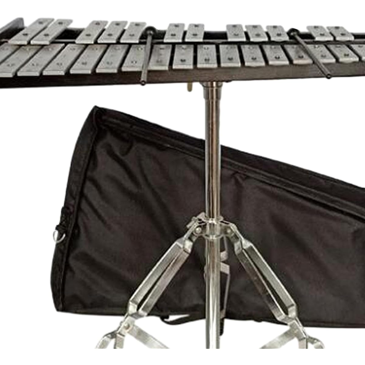 aternee Professional Glockenspiel 37 Notes with Adjustable Stand Early Learning Instrument Metal Xylophone Bells for Boys and Girls, No Music Stand