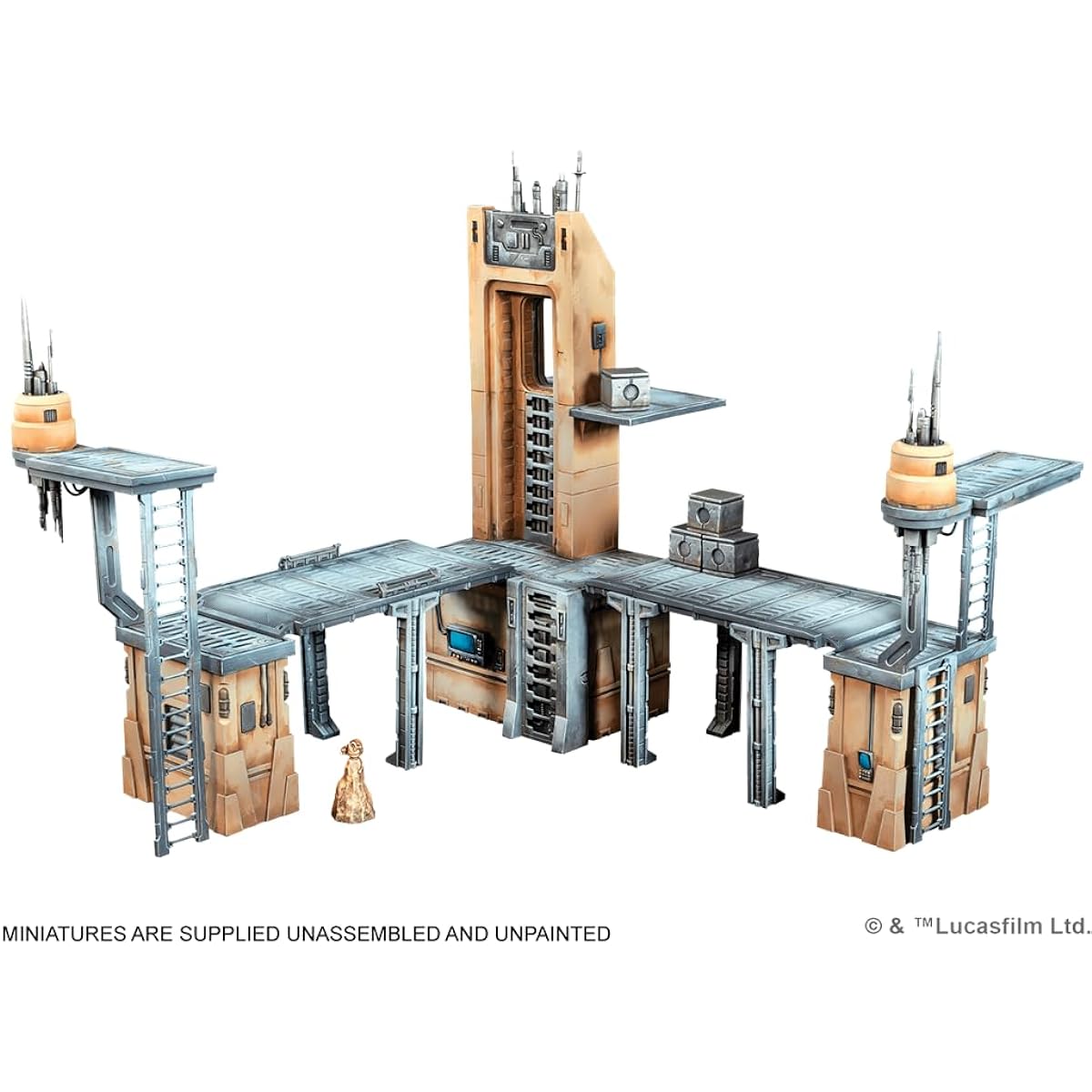 Atomic Mass Games Star Wars Shutter Point High Ground Terrain Pack Liven up your battles with iconic terrain! Tabletop miniature game For ages 14 and up 2 players 90 minutes play