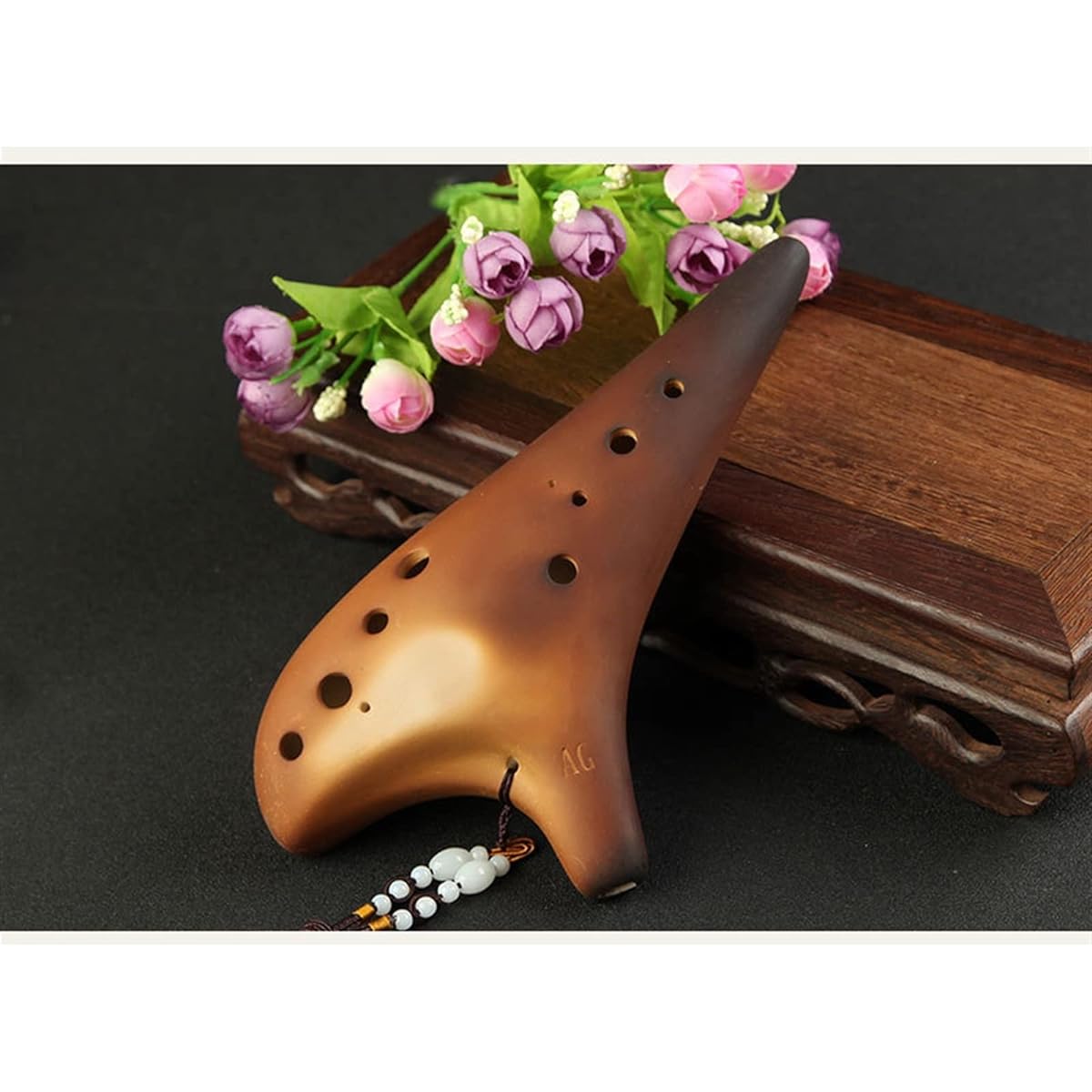 Professional 12 Holes Alto G Key Student Ocarina Smoked Ocarina Musical Instrument Ocarina Instrument
