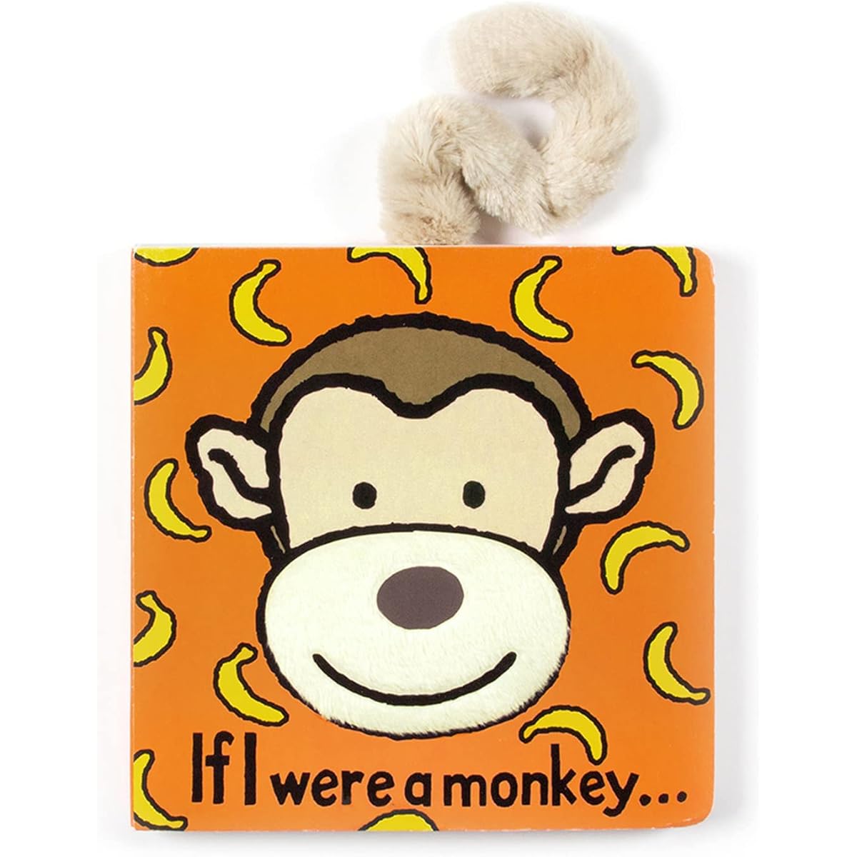 Jellycat Board Book, "If I were a ..." Collection Brown BB444CF