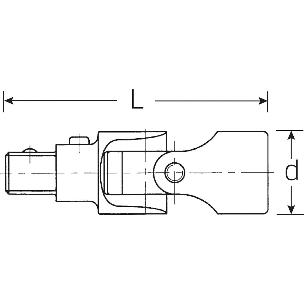 STAHLWILLE 3/8SQ Quick Release Universal Joint 428QR
