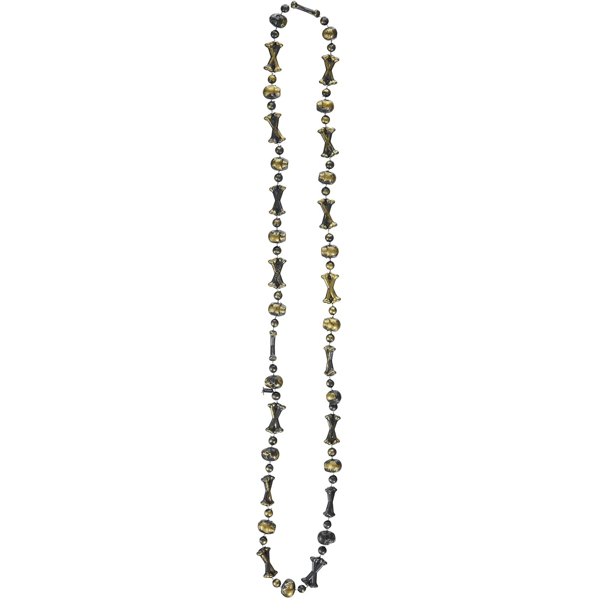 Pirate Skull and Bone Bead Necklaces : package of 12