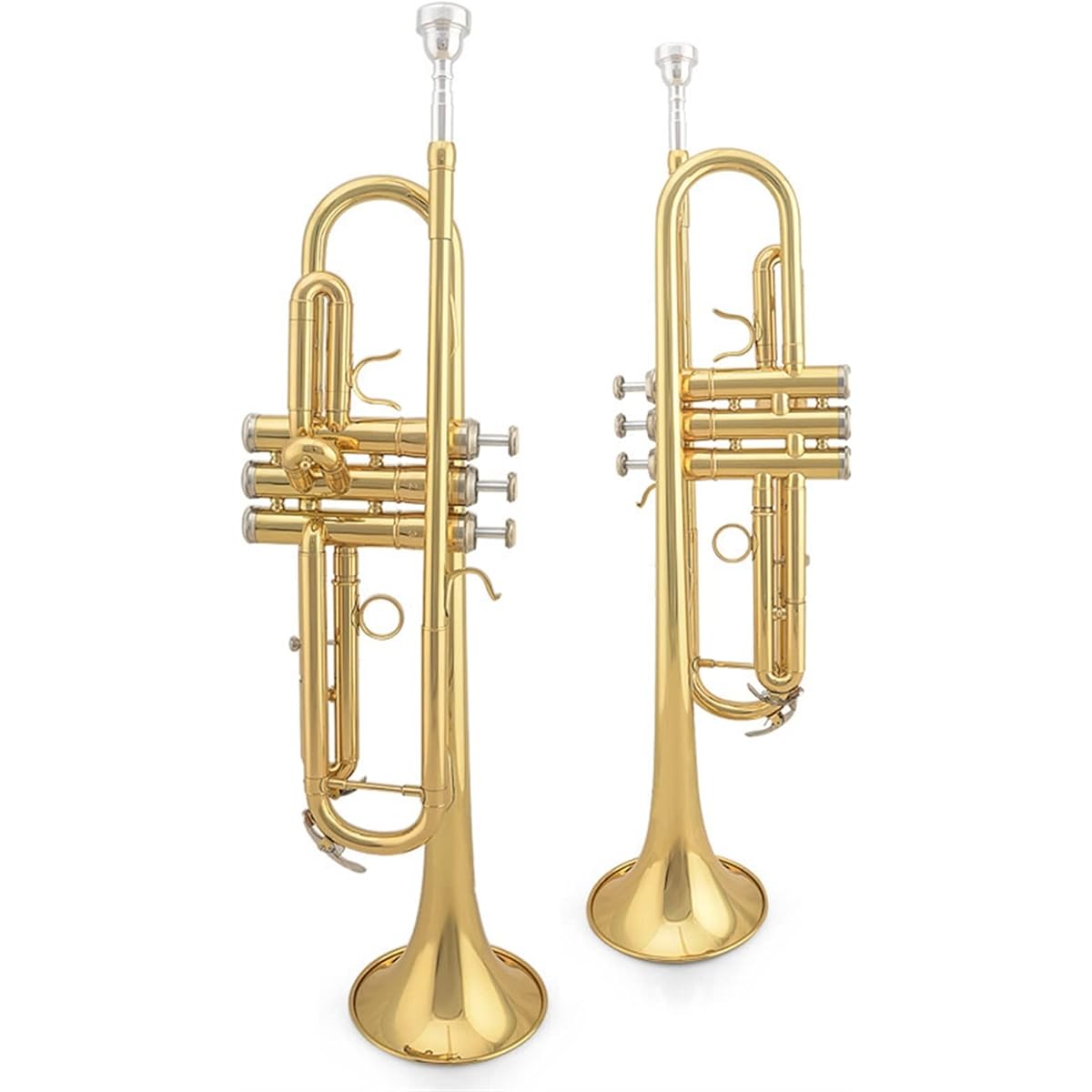 Trumpet B Flat Lacquered Gold Brass Instrument Trumpet Instrument
