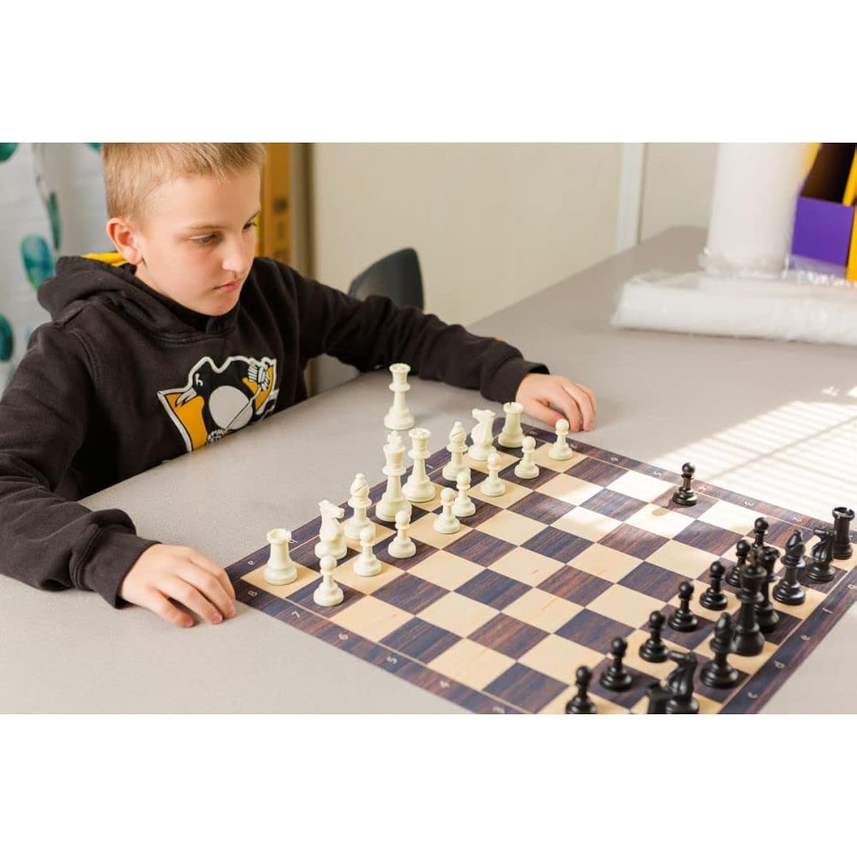 The House of Staunton Presents The World's Greatest Chess Set® - Triple Weight (Macassar Ebony)
