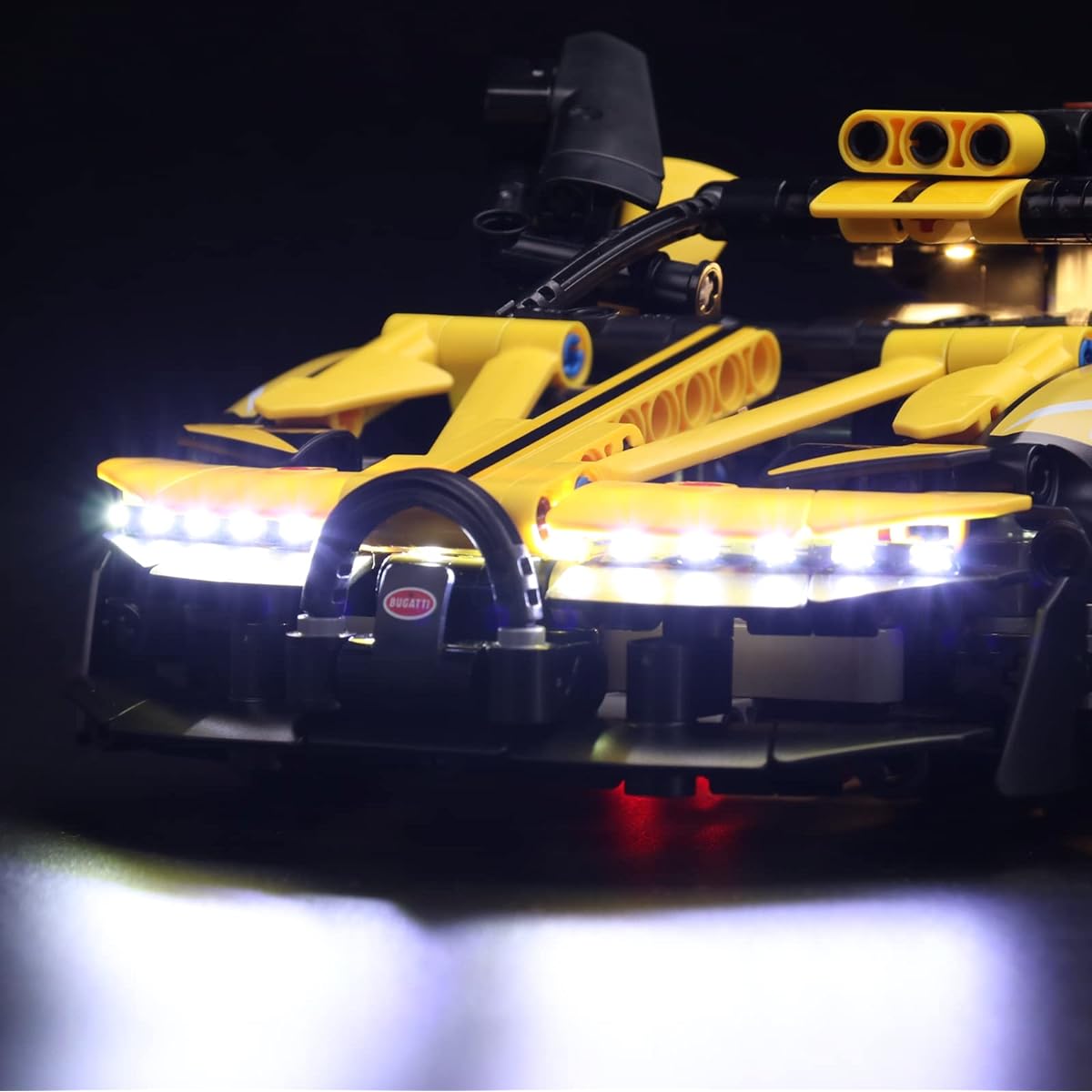 LED Light Kit for Lego Bugatti Bolide 42151 Building Set USB Connected Lighting Set Compatible with LEGO 42151 (Light Only, No Lego Model)