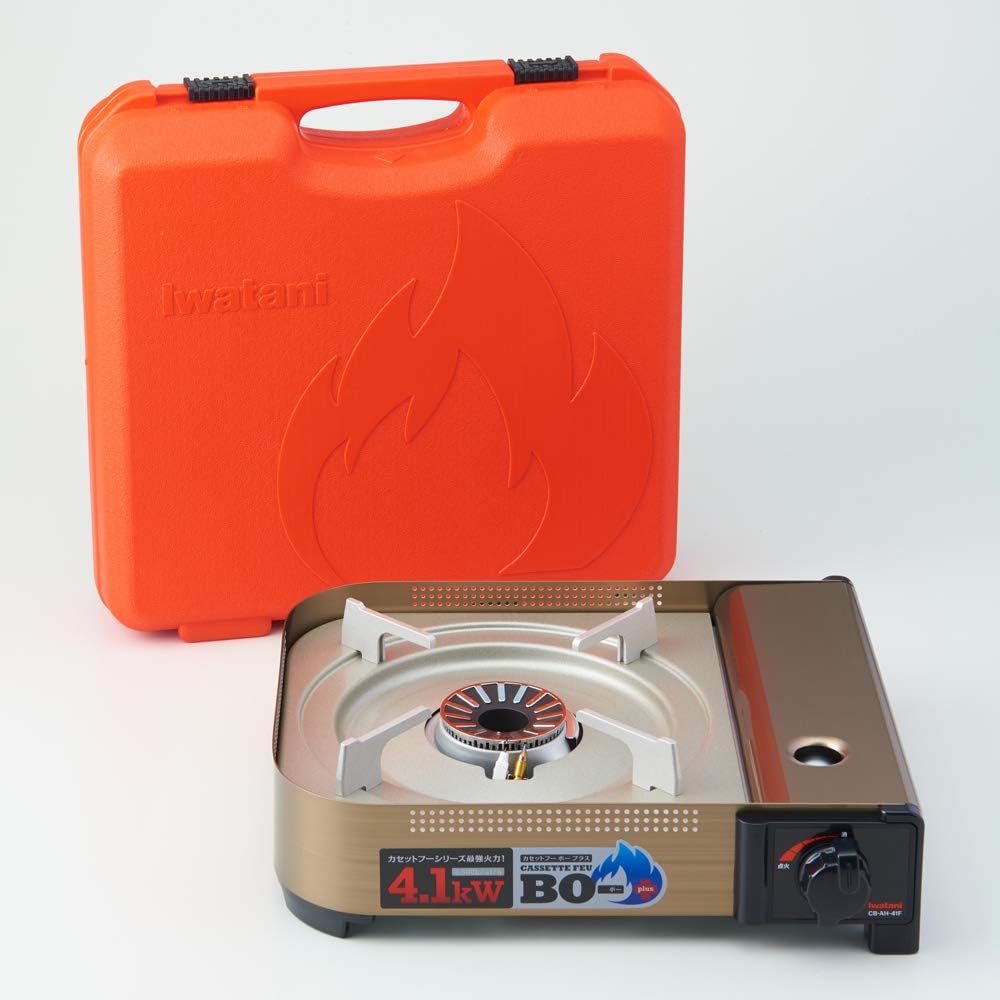 Iwatani Cassette Stove BO- Plus Hairline Silver CB-AH-41F