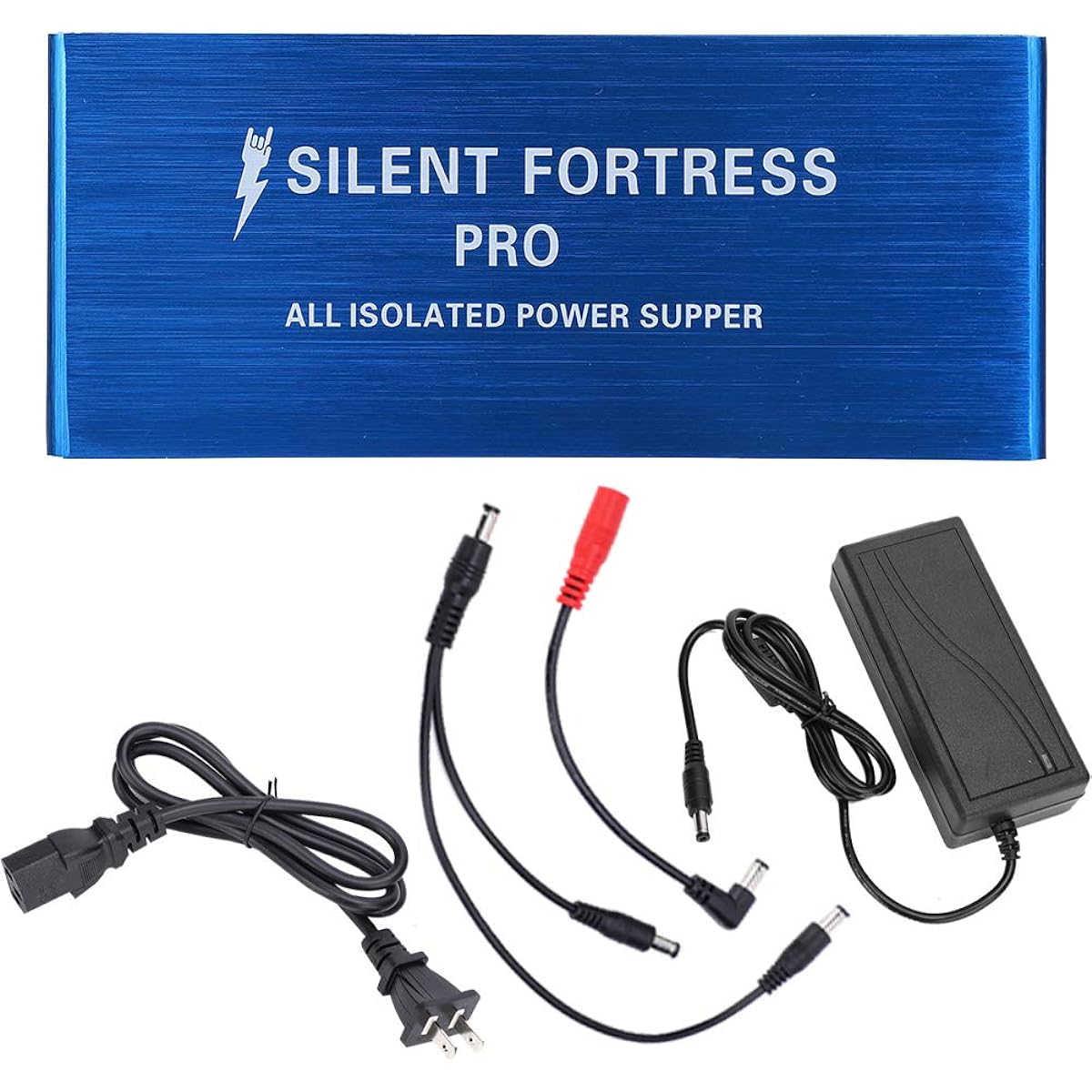 Guitar Bass Effect Pedal, Guitar Power Supply Support High Current Output with LED Indicator for 9V/12V/18V for Guitar Pedal