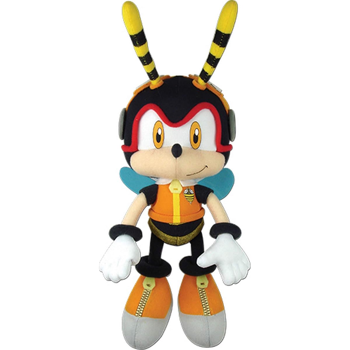 GE Animation GE52680 Eastern Sonic The Hedgehog Charmy Plush Toy, 8.5" Tall, Multicolor
